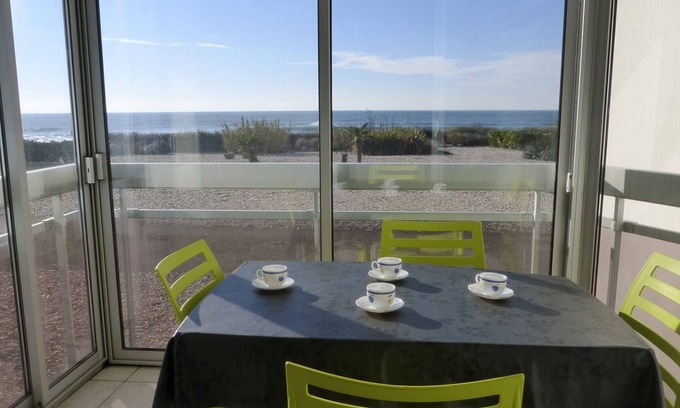 Saint-Gilles-Croix-de-Vie Apartamento | Apartamento de 2 habitaciones para 6 personas con balcón cerrado en Saint-Gilles-Croix-de-Vie