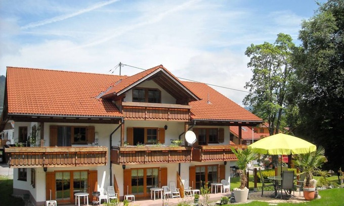 Unterjoch Apartamento | Apartamento de 2 habitaciones en el ático con balcón.