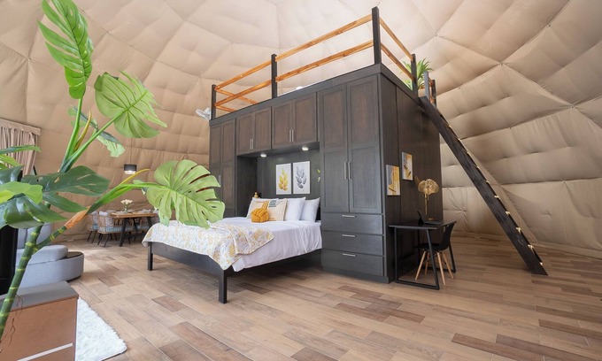 Paquera Cabina | 2-story Dome with pool, near Playa Organos beach, Isla Tortuga & Bioluminescence