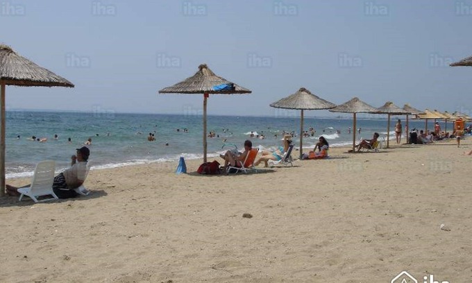 Kalyves Polygyrou Casa | Casa de verano de 2 pisos en la playa para 5 personas