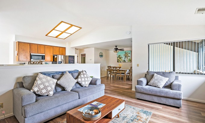 Grover Beach Casa | 2-story centrally located home with grill, patio, fireplace, streaming, & W/D