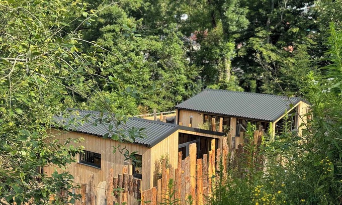 Orbey Cabina | 2 Tiny Houses with terrace and Nordic bath for an unusual group stay