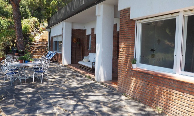 Caldes d'Estrac Chalet De Esquí | 20 mn de Barcelona en la costa