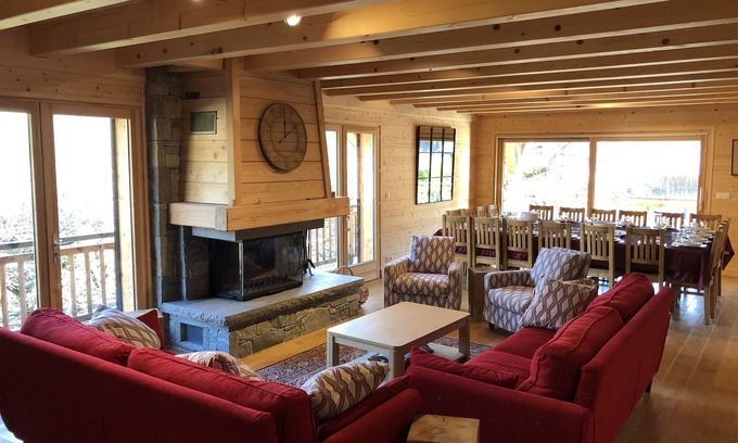 Morillon Chalet De Esquí | Chalet de lujo al pie de las pistas de GRAND MASSIF