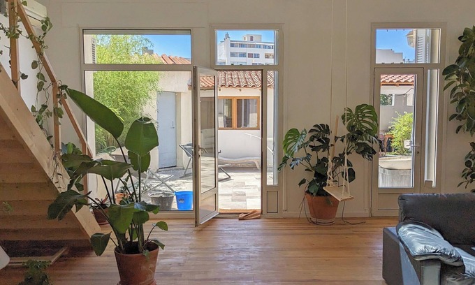Le Camas Apartamento | 200m2 Calme Lumineux Terrasse Central Sauna - Idéal Familles