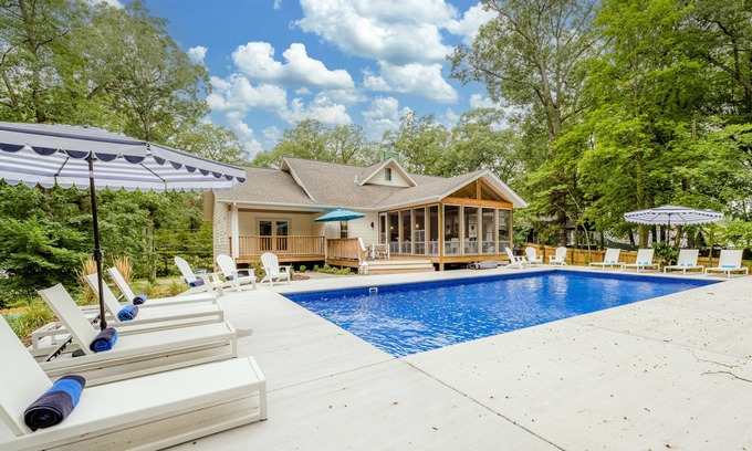 Grand Beach Casa | Gorgeous Grand Beach Home With Private Pool!