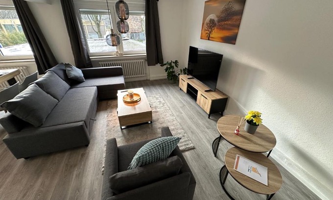 Herten-Sudost Apartamento | 22-stilvolles, renoviertes Apartment in Super Lage von Herten, direkt am Volkspark!