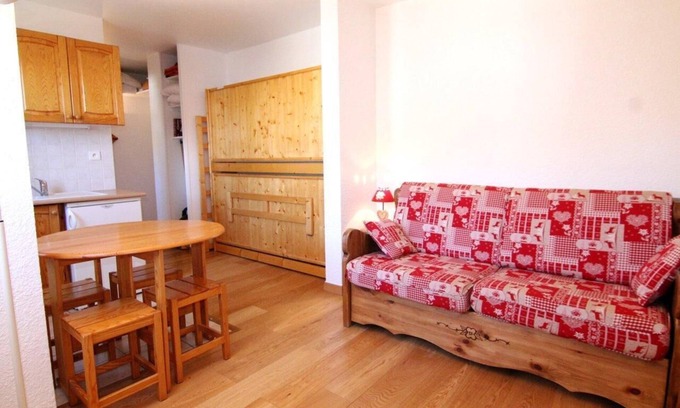 Cognet Apartamento | A 220m de las pistas de esquí, 3.o piso, tv, local para esquís, 22m², Alpe d'Huez