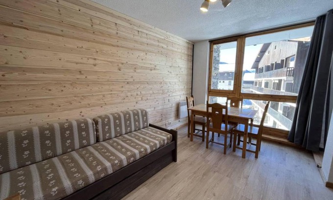 Lanslevillard Apartamento | 25 m² Apartamento ∙ 1 habitación ∙ 4 huéspedes