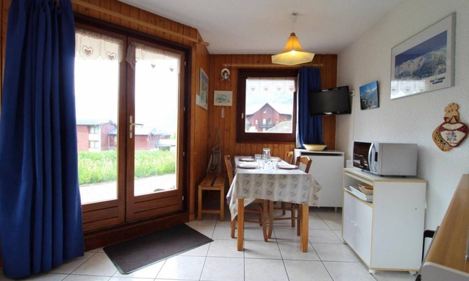 Lanslevillard Apartamento | 25 m² Estudio ∙ 1 habitación ∙ 4 huéspedes
