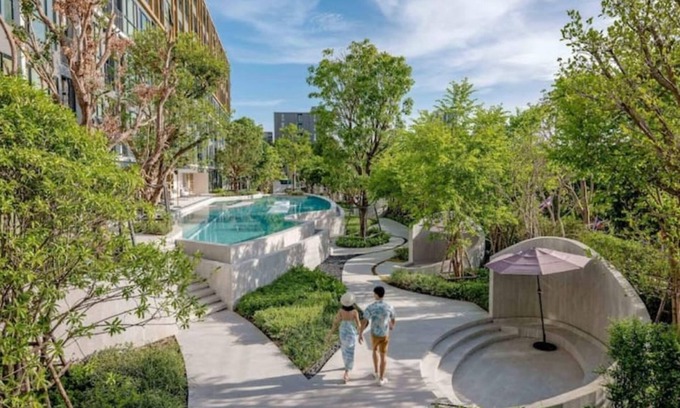 Bang Na Apartamento | 27sq.m Olive Sky Apt. in Bangna @Si Iam MRT.