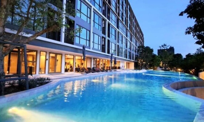 Bang Na Apartamento | 27sq.m Seabreez Vibe in Bangna @Si Iam MRT.