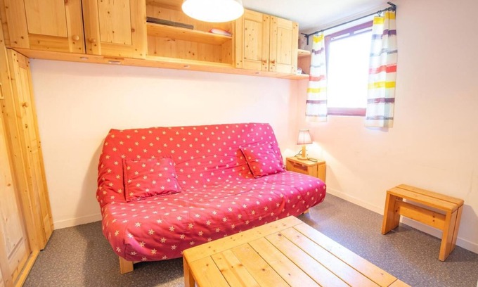 Villarodin-Bourget Apartamento | A 100m de las pistas de esquí, 1.o piso, balcón, parking, tv, local para esquís, 47m², La Norma