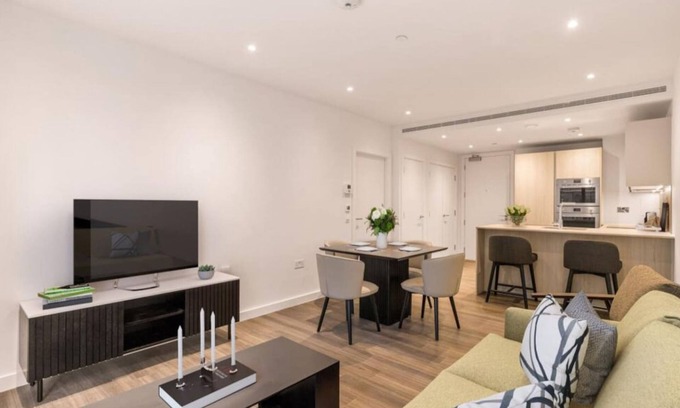 Nine Elms Apartamento | 2bed-2bath-2balconylondoneyeview