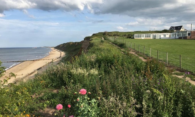 Mundesley Chalet De Esquí | 2Bed-Beachfront Sea-View-Norfolk home-Pet Friendly
