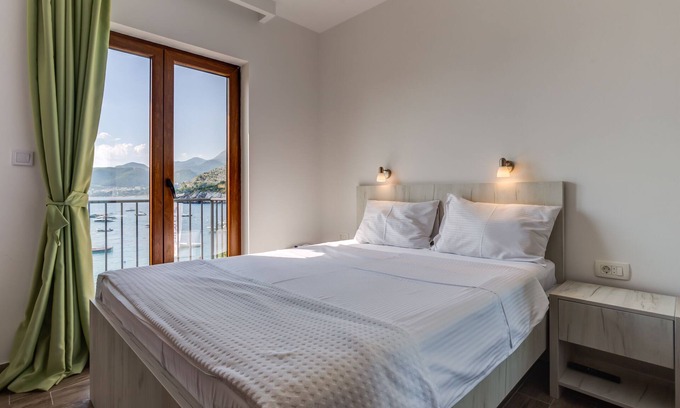 Przno Apartamento | Apartamento con vista al mar 2BR con cocina y balcón