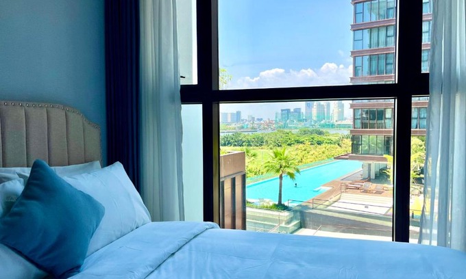 Thu Thiem Apartamento | 2BR Classic Apart - Pool View