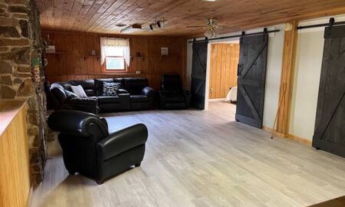 Wellsboro Casa | 2BR w/ Fireplace | Backyard Seating + Firepit