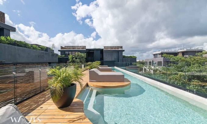 Barrio Zama Condominio | 2BR W/private Pool - Steps Away From the Beach