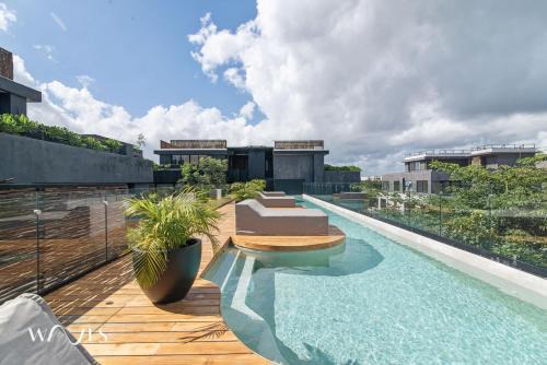 Playa Paraiso Apartamento | 2BR wPrivate Pool - Steps away from the Beach