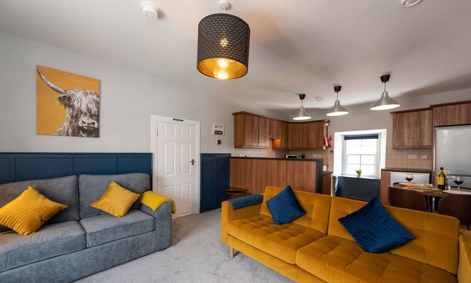 Killyleagh Apartamento | Lujoso-Apartamento-Baño Privado-Vista a parte del mar-Apartment 2C