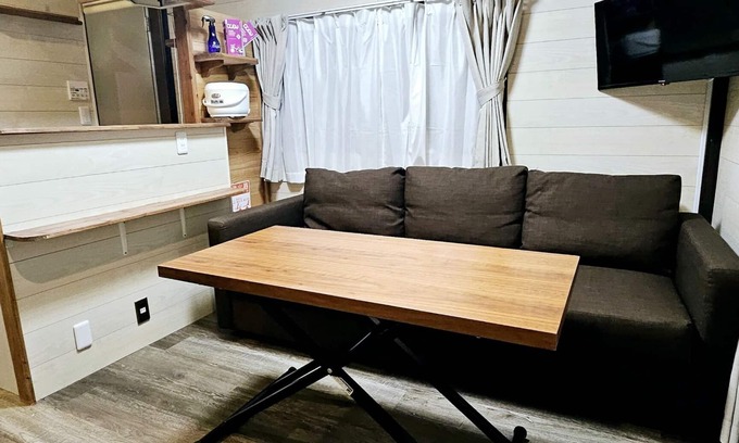 Uzumasa Apartamento | 2F1 double bed 2 sofa bedssw2 Futonkitchen - Hanazono Stay 201 / Kyoto Kyōto