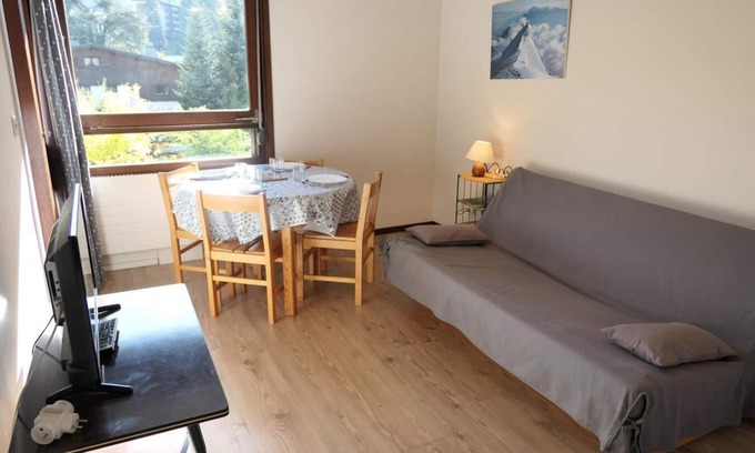 Saint-Gervais-les-Bains Apartamento | 2nd floor, balcony, parking, tv, ski locker, 25m², Saint Gervais