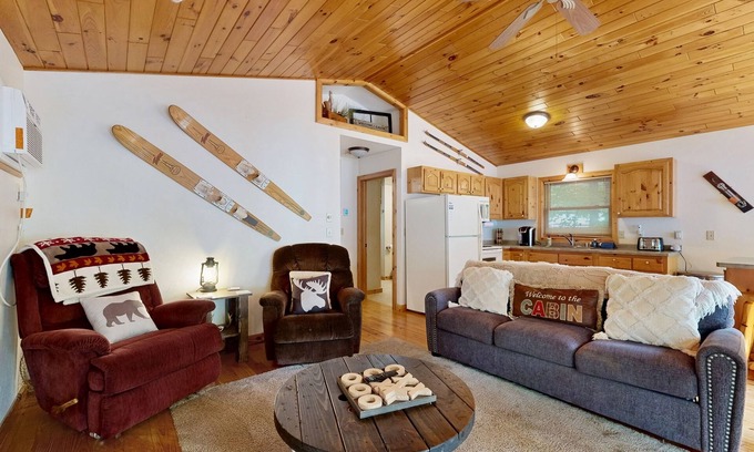 Three Lakes Casa | 2nd-Floor Lakefront Home w/Boat Access, Dock, Wood Fireplace, Gas Grill, Firepit