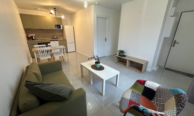 Saintry-sur-Seine Apartamento | 2p recent very bright edge of Seine