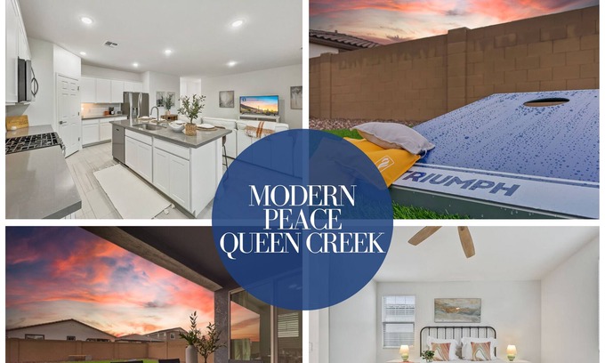 Queen Creek Casa | 3 bed, Sleeps 8. Brand New. Heated Community Pool and Spa!