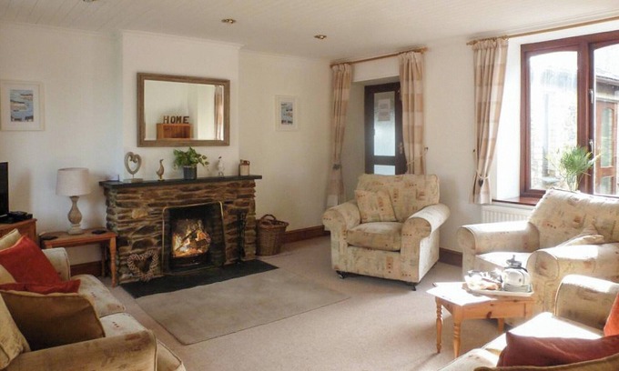 St Austell Cabaña | Alojamiento de 3 habitaciones en Mevagissey, cerca de St. Austell