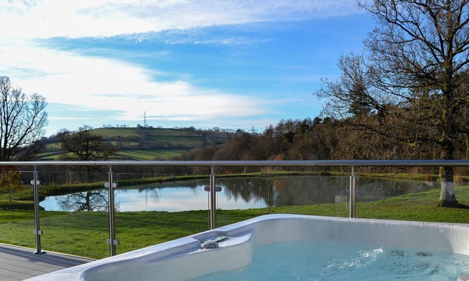 Morebath Cabaña | Alojamiento de 3 habitaciones en Shillingford, cerca de Bampton