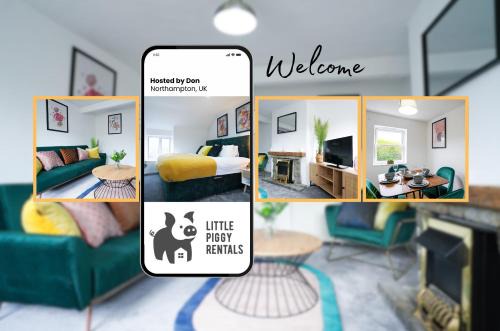 Yardley Hastings Casa | 3 Bedroom Home By Littlepiggyrentals Short Lets & Serviced Accommodation Northampton With Parking & Wi-Fi