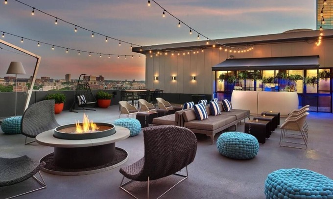 Bay Village Hotel | 3 Deluxe City View 2 Queens, Revere Hotel, Social Rooftop, By Boston Common