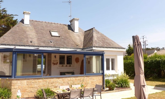 Saint-Pierre-Quiberon Chalet De Esquí | 3* house with jacuzzi in Penthièvre, near beaches