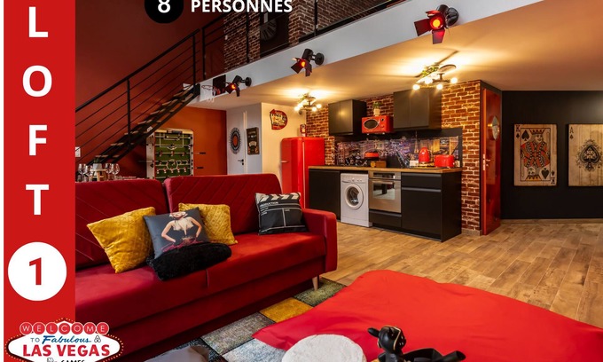 Jacquard - Prefecture Apartamento | 3 Logements 300 m2 Loft Billard / Babyfoot / BAR À Jeux
