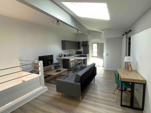 Foix Apartamento | 3 pièces silencieux plein centre parking clim patio