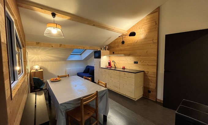 Correncon-en-Vercors Apartamento | Dúplex de 3 piezas a pie de pistas, 6/8 pers, TV, cocina equipada