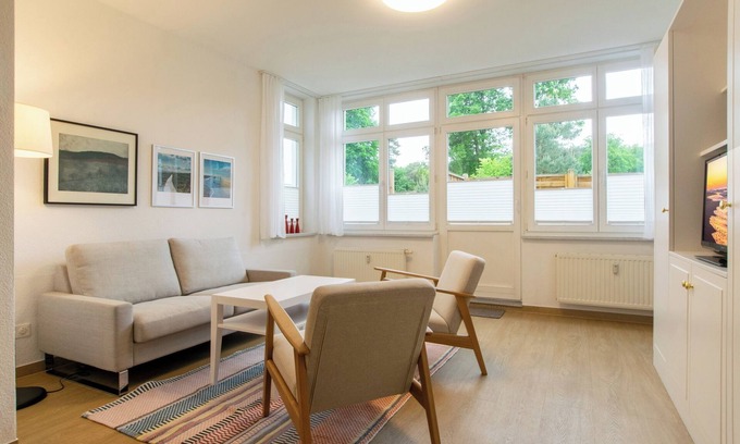 Seebad Heringsdorf Apartamento | 3-room vacation apartment directly on the Baltic Sea - use of sauna in the house included!