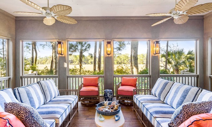 Vanderhorst Plantation Casa | 30 Salt Cedar: 3BR Home, Screened Porch, Bike to Beach, Bikes/Beach Gear Credit