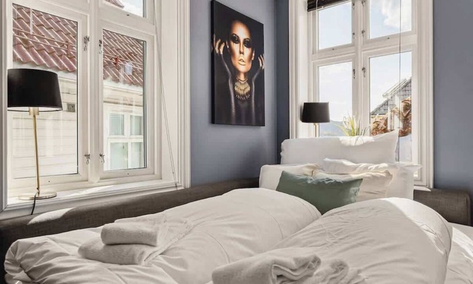 Bergenhus Apartamento | 300 m to Bryggen Floyen - Renovated 2023