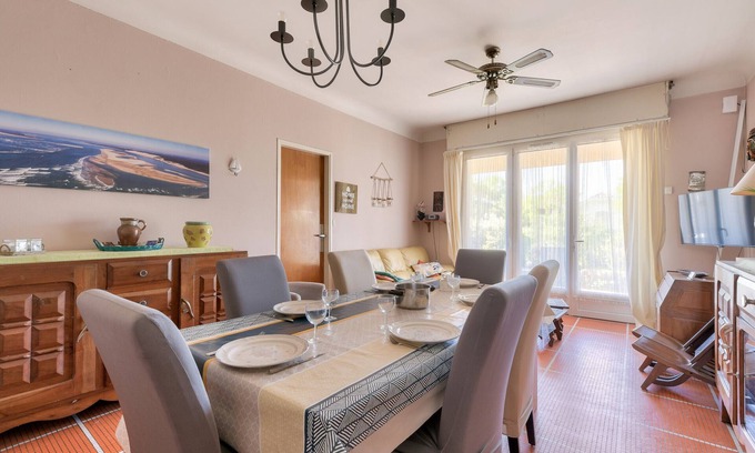 Andernos-les-Bains Chalet De Esquí | A 300 m de la playa de Mauret, casa para 8