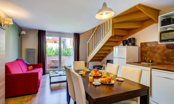 La Feclaz Apartamento | 300m del centro estación, fitness, piscina, parking, tv, local para esquís, 40m², La Féclaz