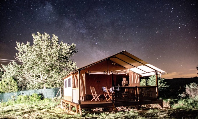 Saint-Andre-de-Cruzieres Casa | 30M2 confortable lodge con piscina sur Ardèche