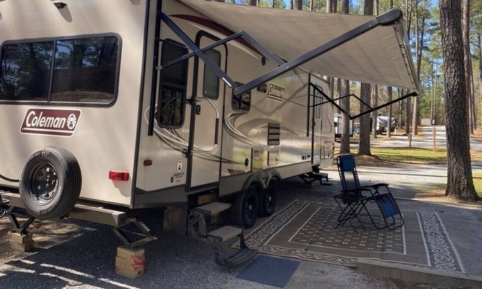 Berwick Casa | 31' Coleman RV at River Oaks RV Park