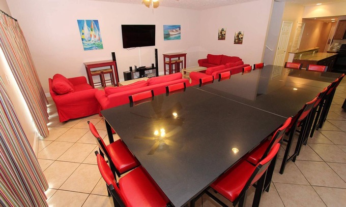 Myrtle Beach Villa | 6 dormitorio Amanecer Rojo Villa MBVII. 20 plazas. Las mejores tarifas y la ubicación en el edificio.