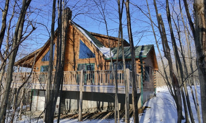 Boynton Casa | Cabaña 3BR en el bosque cerca de las áreas de Deep Creek y WISP Resort