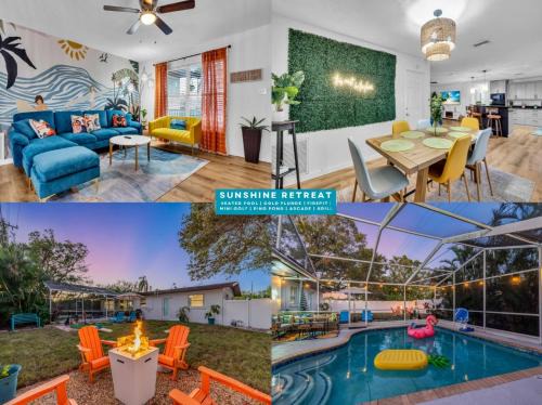 Bradenton Casa | 3BR Sunshine Retreat with Heated Pool, Cold Plunge and Games