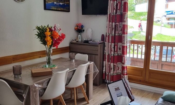 Saint-Sorlin-d'Arves Apartamento | 4/6-person apartment in Saint-Sorlin-d'Arves at the foot of the slopes