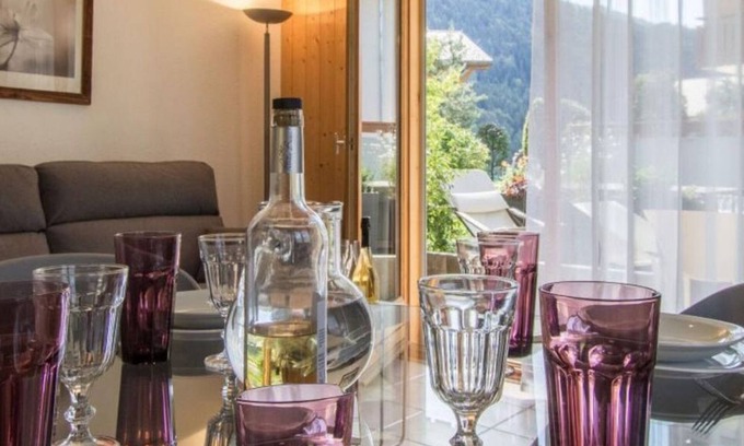 Saint-Jean-de-Sixt Apartamento | Apartamento de 4 / 6p con terraza tranquila, cerca de estaciones de esquí